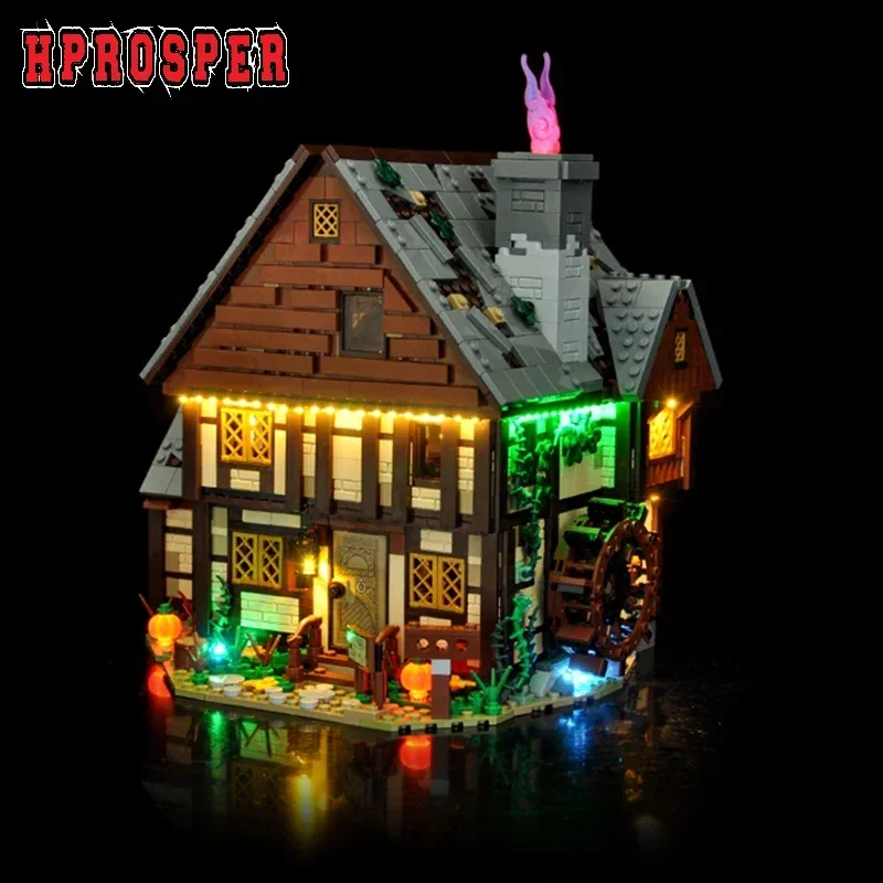 Hprosper Led Light Per Il 21341 Disney Hocus Pocus: The Sanderson Sisters Cottage Decoration Lamp (Non Includere Lego Building Block)