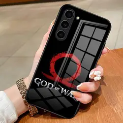 God of War Glass Design Phone Case - Samsung S23 Plus (Black1)