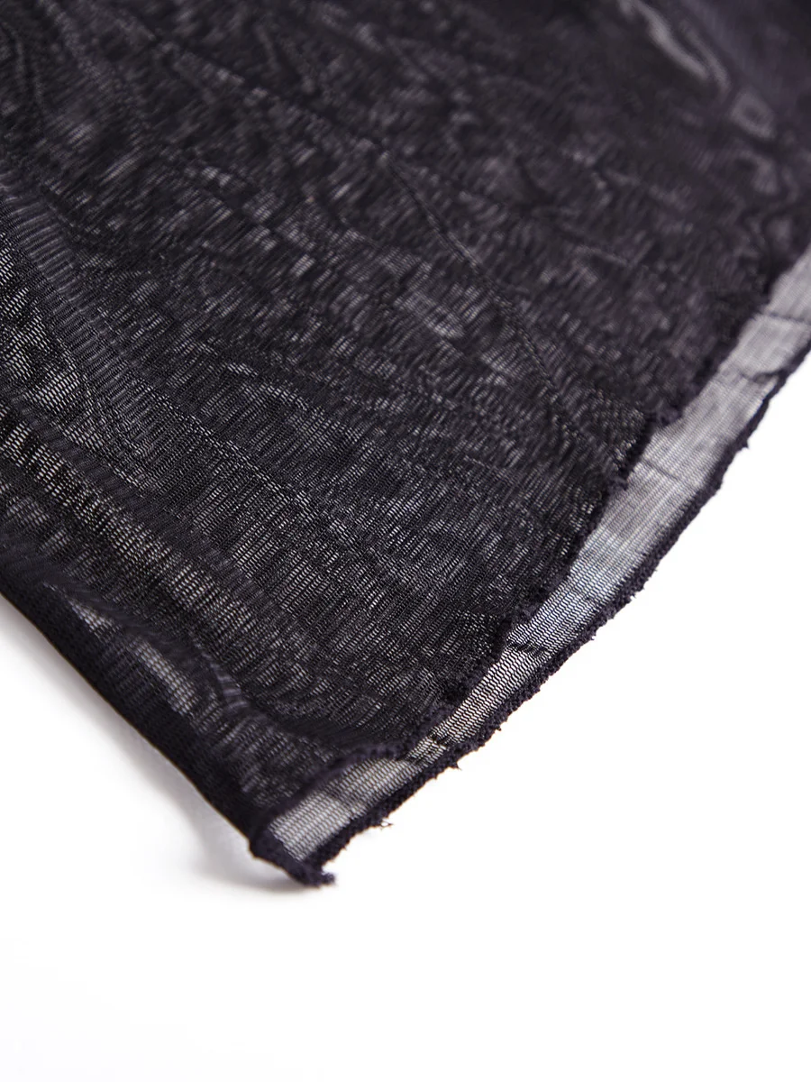 Biancheria intima plissettata divertente Abito corto in pizzo con cinturino largo Indumenti da notte sexy_voghion.com