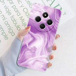 Clear Shockproof Soft Silicone TPU Phone Case with Stylish Print Design for Poco C75 (TM2076)