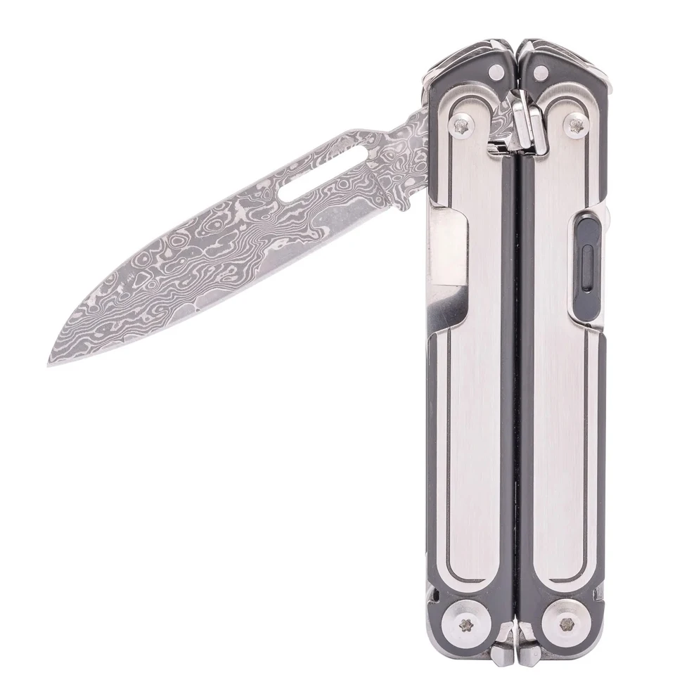 ダマスカス鋼交換部品、レザーマン用ナイフp2 p4アーク、diy