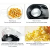 Electric Popcorn Machine Electric Popcorn Maker Detachable Efficient Small Hot Air Popcorn Machine for Home Party US Plug 110V 3