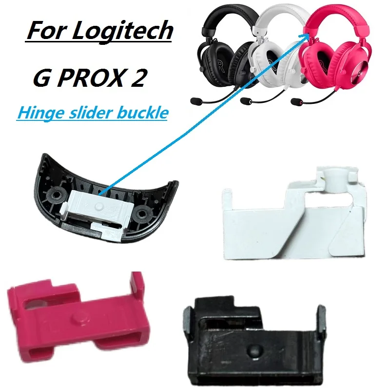 Original hinge slider buckle for Logitech G PROX 2 Headphones replacement G PRO X2 headband plastic bracket stopper buckle