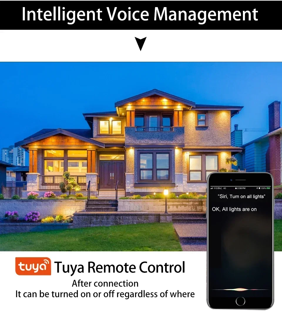 Description Picture 4 of itemAC 220V 110V Tuya Smart WiFi LED Light Bulb E27 Alexa LED Lamp RGB Dimmable Smart Life APP Google Assisatnt Echo Voice Control