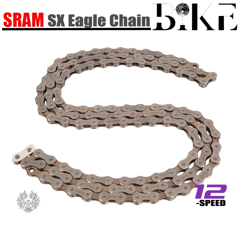 

Велосипедная Цепь SRAM SX Eagle, 1x12, 12 скоростей, 114L 122L 126L