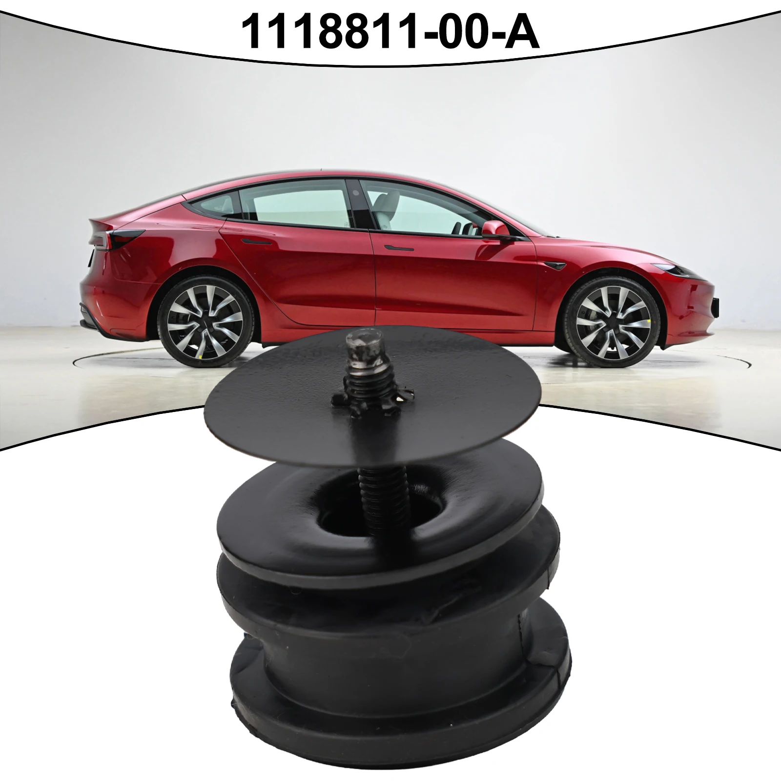

1x черный кронштейн для крепления электронного вентилятора Tesla Model 3 Y 2017-2023 1118811-00-A, Монтажный кронштейн для автомобильного электронного вентилятора