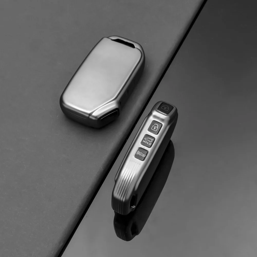 Premium TPU Car Key Case Cover & Keychain - Sleek Shell Fob Holder for Enhanced Style and Protection