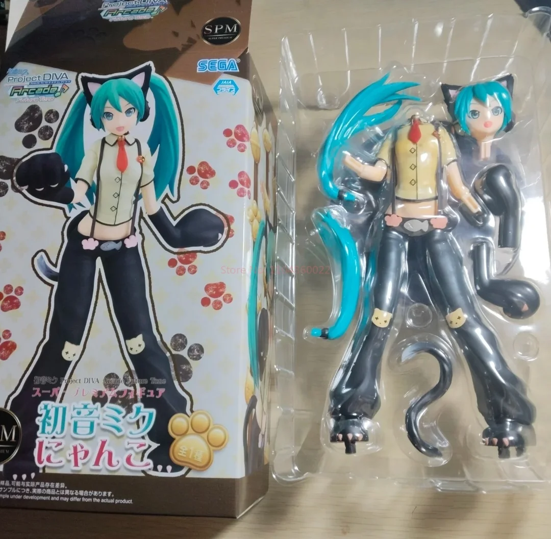 Hatsune Miku Cat Version PVC Figure - Collectible Desktop Decoration Gift