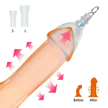 Penis Extender Enlargement Stretcher Tension Hanger Belt Sleeve Metal Ball Kit Sex Toys for Men Dick Enhancer Bigger Growth Set 3