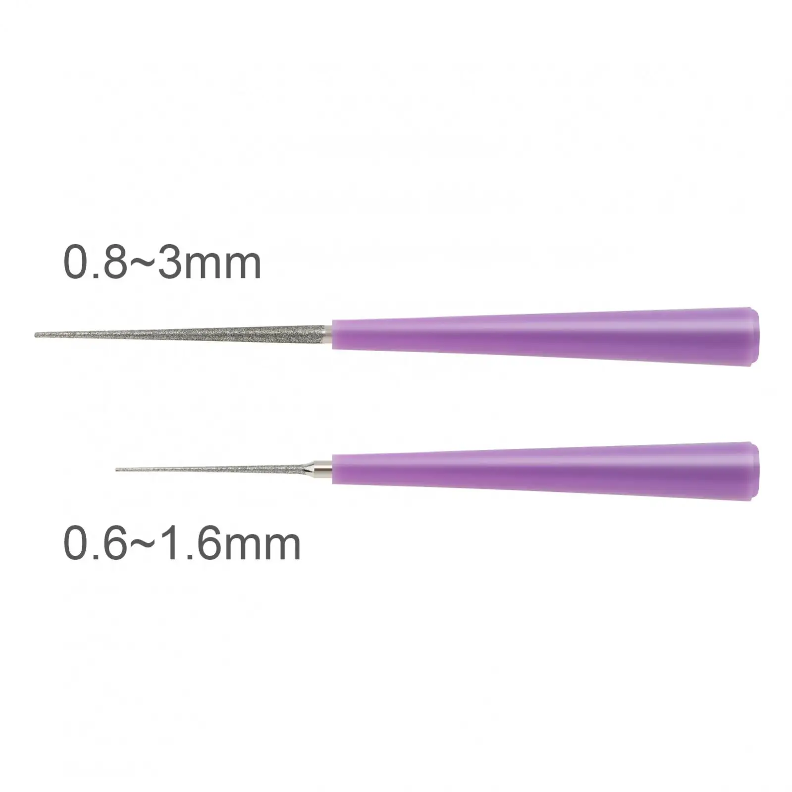 1/2/4 Pcs Diamond Tipped Bead Reamer Burr Beading Hole Enlarger Tools Puncher for DIY Jewelry Making Bead Reamer