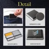 Retro Cigarette Case Smoke Box Organizer Portable Pocket Smoking Accessories Graphic Letter Pattern Daily Tobacco Storage Holder 3
