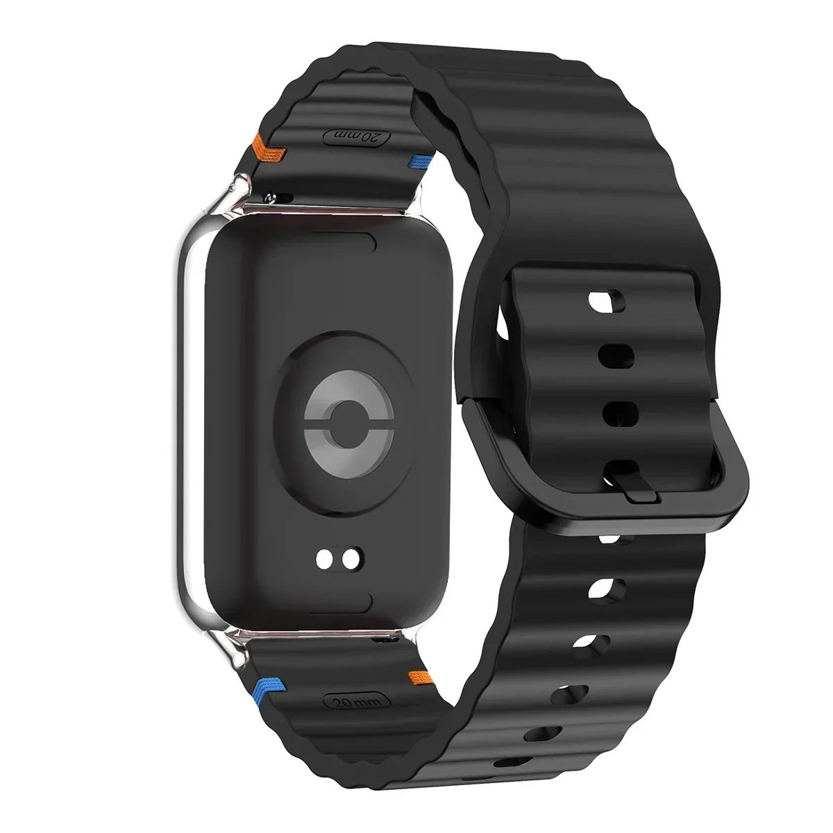Wave Pattern Silicone Sports Strap | Replacement Wristband