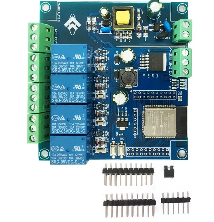 Módulo de relé ESP32 WIFI Bluetooth de 8 vías, placa de desarrollo