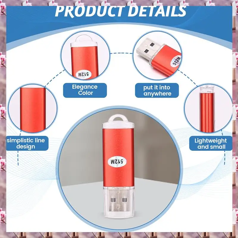 USB 2.0 Flash Memory Stick Pen Drive Storage Thumb Color:Red Capacity:512MB,USB 2.0 Flash Memory Stick Pen Drive Storage Th