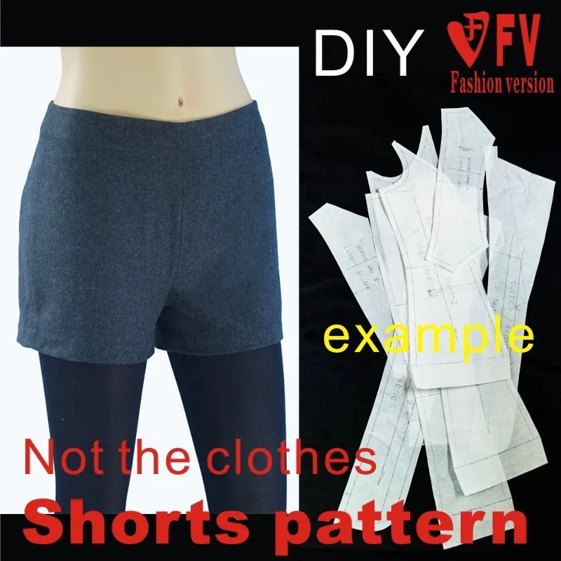 Pants sewing pattern The trousers pattern(Not the pants) Shorts sewing pattern BDK-6