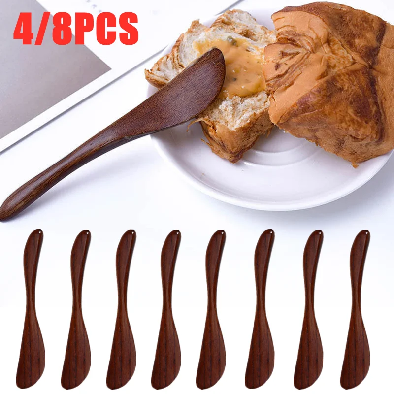 Wooden Marmalade Knife 4pcs Japan Butter spatula Cheese Cutter
