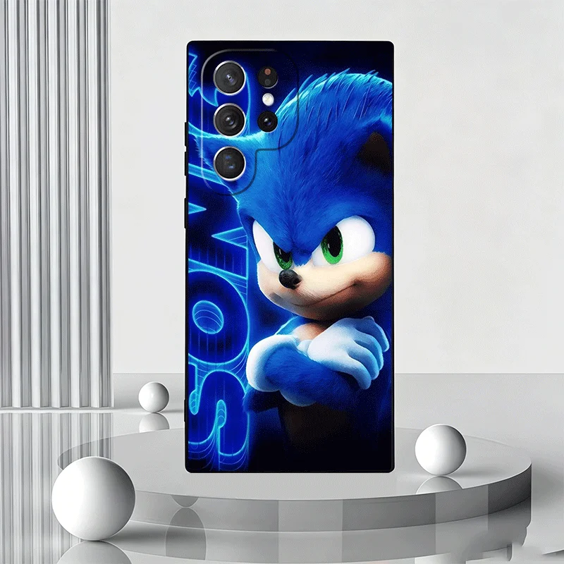 Super S-Sonics Cartoon Customized Phone Case with Edge Pattern
