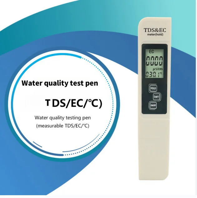 Wholesale Price tds/ec/ph/ salinity five-in-one Water quality test pen Conductivity Water quality test pen salinometer