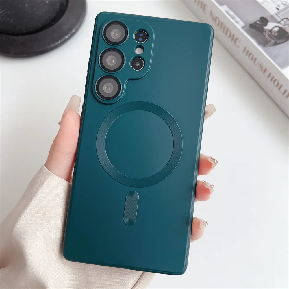 Luxury Metal Color Slim Phone Case - Premium Protective Cover