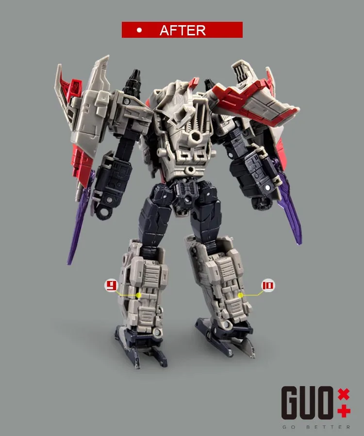 GO BETTER Filler Upgrade Kit For Legacy United Cybertron Starscream Accessories