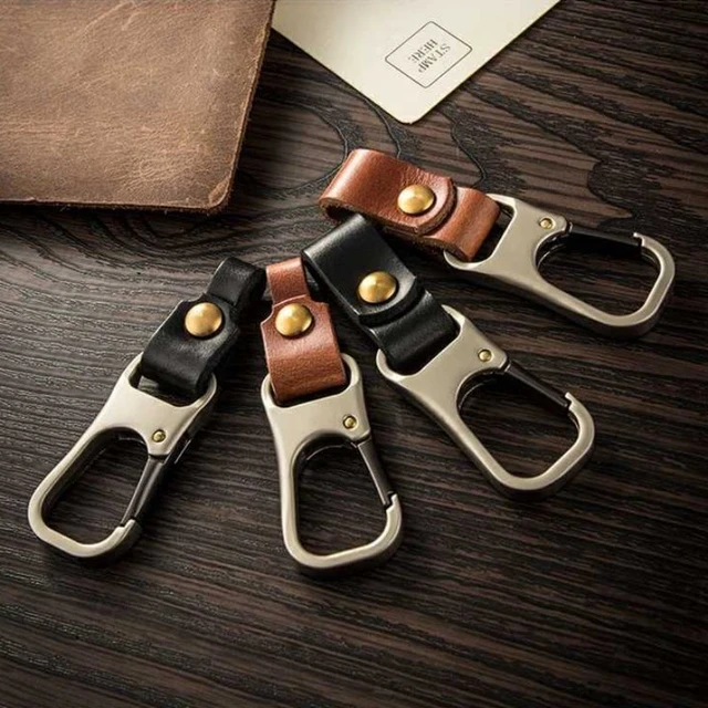 Handmade leather EDC key organizer | Rouxco Leather