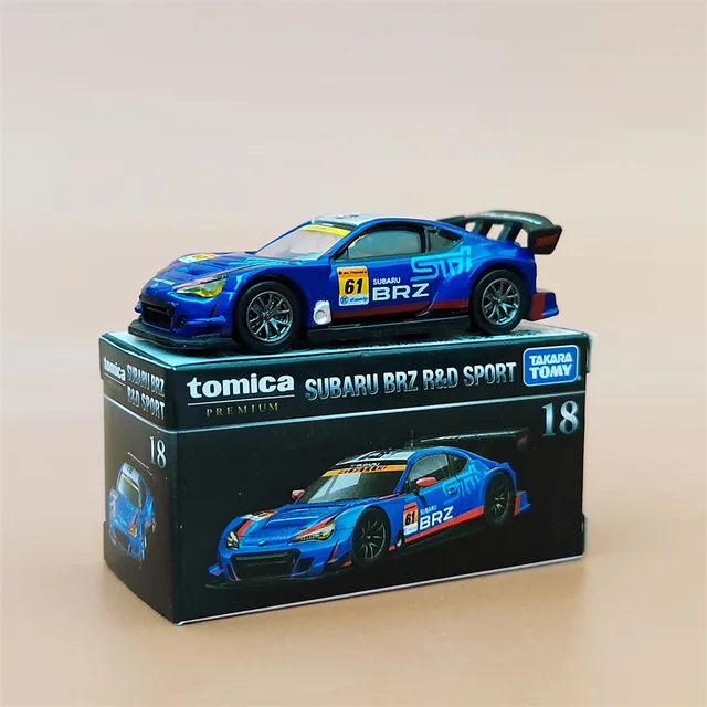 TOMY Fast & Furious Toyota Supra Nissan GTR Alloy Car Diecasts & Toy Vehicles Car Model Miniature Scale Model Car For Children - Subaru BRZ