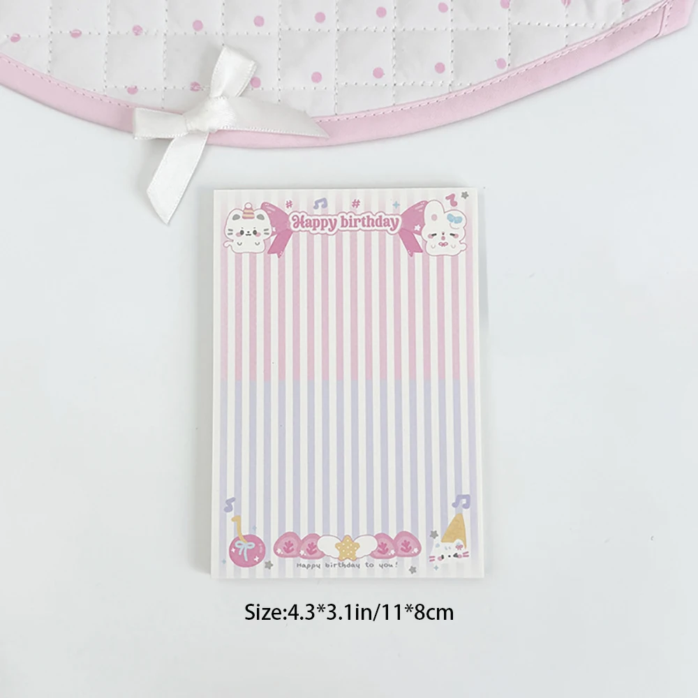 Cartoon-Inspired Cute Memo Pad - 50 Sheets, Ins Style Student Notebook