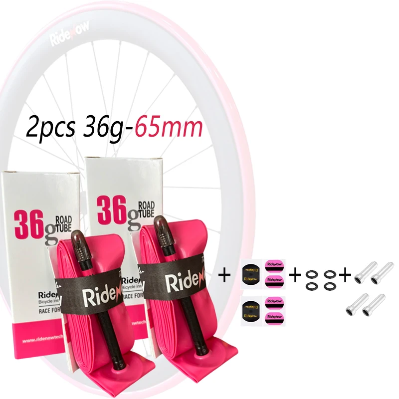 Ultra-Lightweight TPU Bicycle Inner Tube with Presta Valve - Black