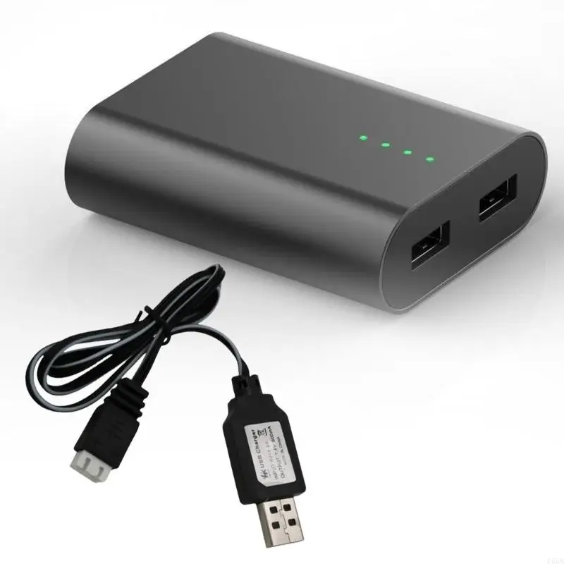 USB Charging Cable 7.4V with Three Pin Connection Extension Port for Lithium Battery Powering Charging Cord
