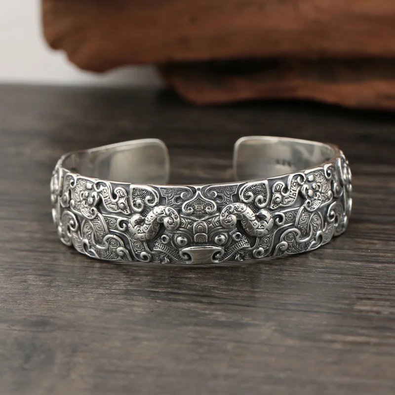 Wide Silver Bangle / Wide Silver Cuff / Silver Bangle Wide / Wide Silver  Bracelet / Silver Cuff Bracelet / Cuff Bracelet Wide