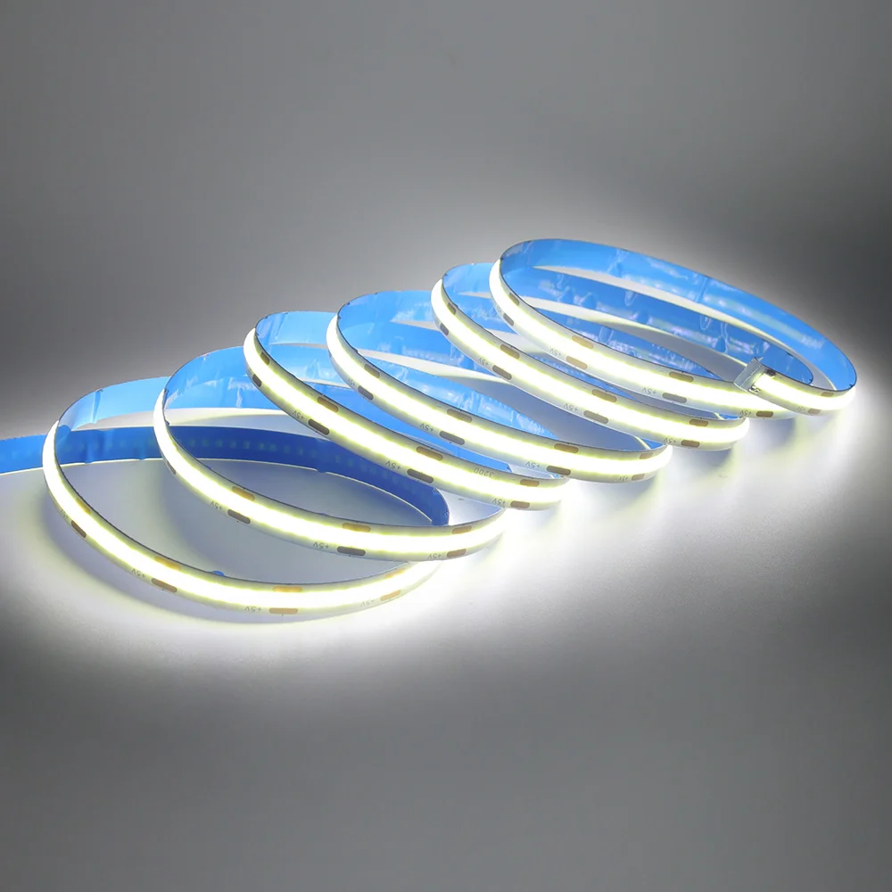 ตัวเลือกสินค้า แถบแสง LED ยืดหยุ่น 320 ดวง/ม. 5V ไฟแบ็คไลท์