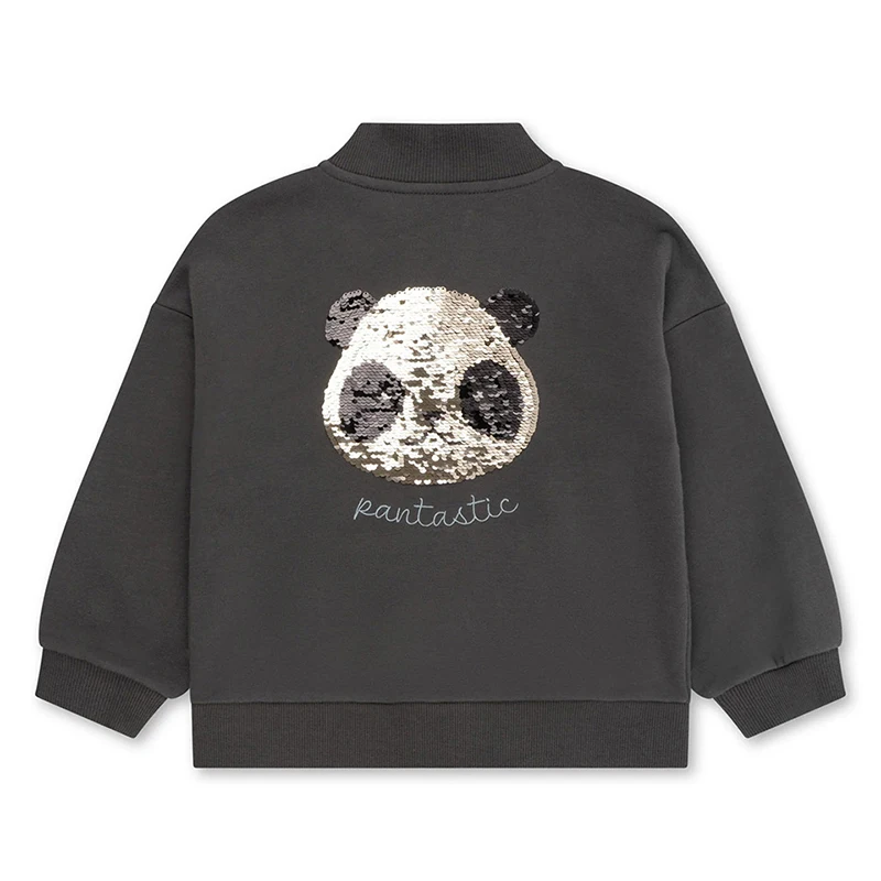 A/W Warm Jacket Girls Lamb Wool Hooded Jacket Boys Swan Printed Cotton Baby Winter Clothes