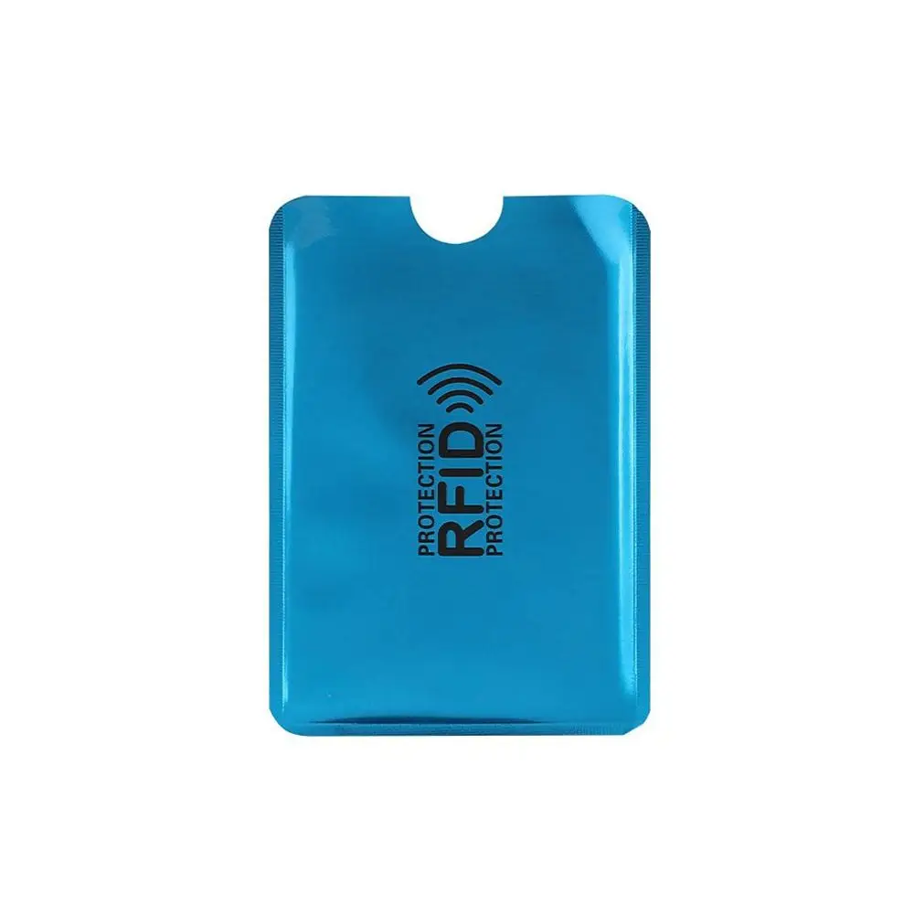 5pcs Colorful RFID Blocking Card Holder and Passport Protector Sleeves