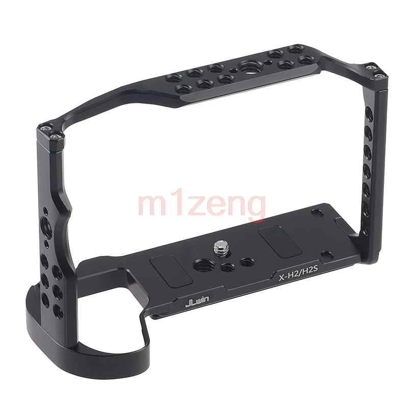 Alloy Rabbit cage Rig Handle Arm support bracket Stabilizer hotshoe for fujifilm X-H2 X-H2S camera video led microphone tripod