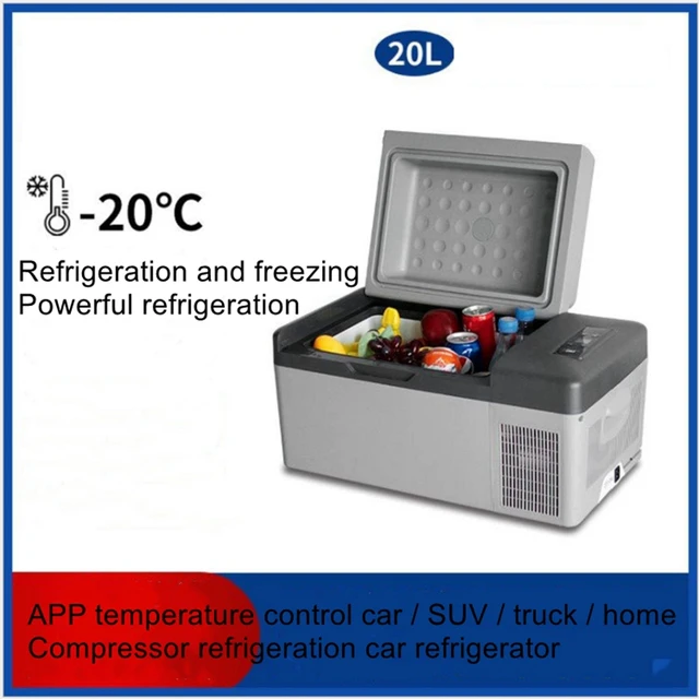 20L 12V Mini Fridge Refrigerators Small Car Fridge Freezer Camping Portable  Coolers Kitchen Refrigerator Fridge for Bedroom - AliExpress