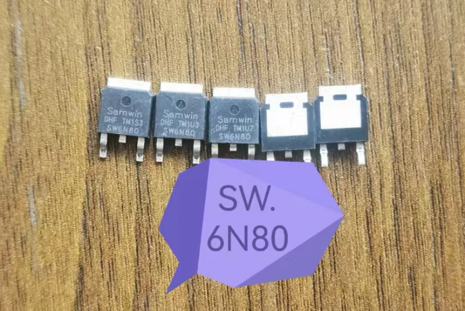 

SW6N80 TO-252 6A 800V