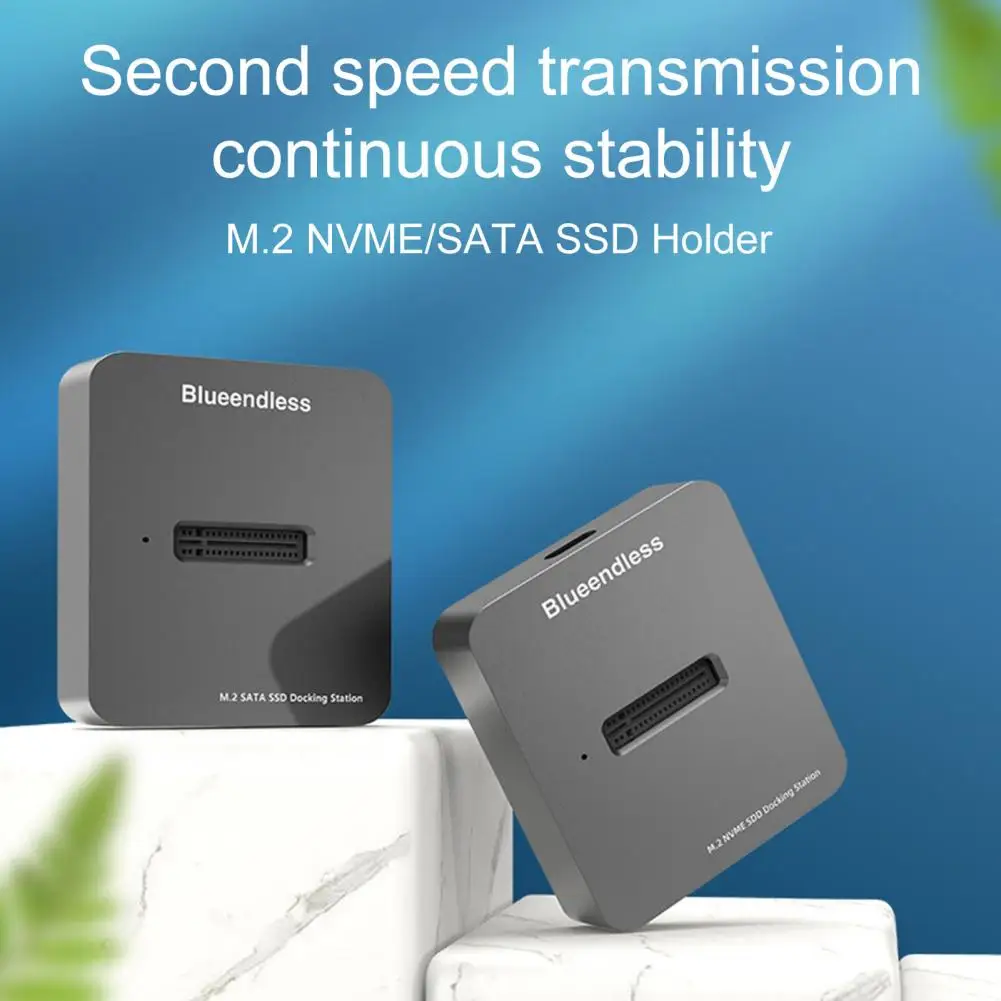 Blueendless USB 3.1 CŸ SSD Ŭ ŷ ̼,  10Gbps ̱  M.2 SATA NVME ָ Ʈ ̺ 