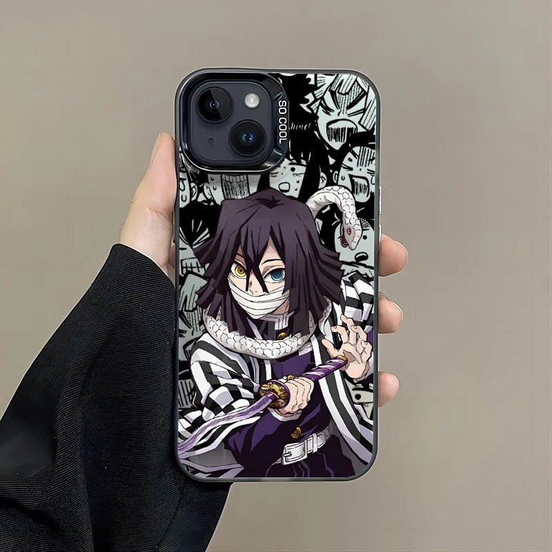 Anime Demon Slayer Phone Case For iPhone 16 15 14 13 12 11