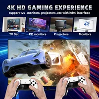 128G Game Stick M15 4K Video TV Game Console Wireless Gamepads Video Game 64G 40000+/50000+ Classic Arcade Games HD Two-player 3