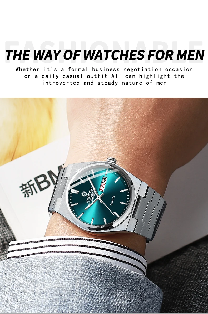 BINBOND B102 Men's Watch description image 3