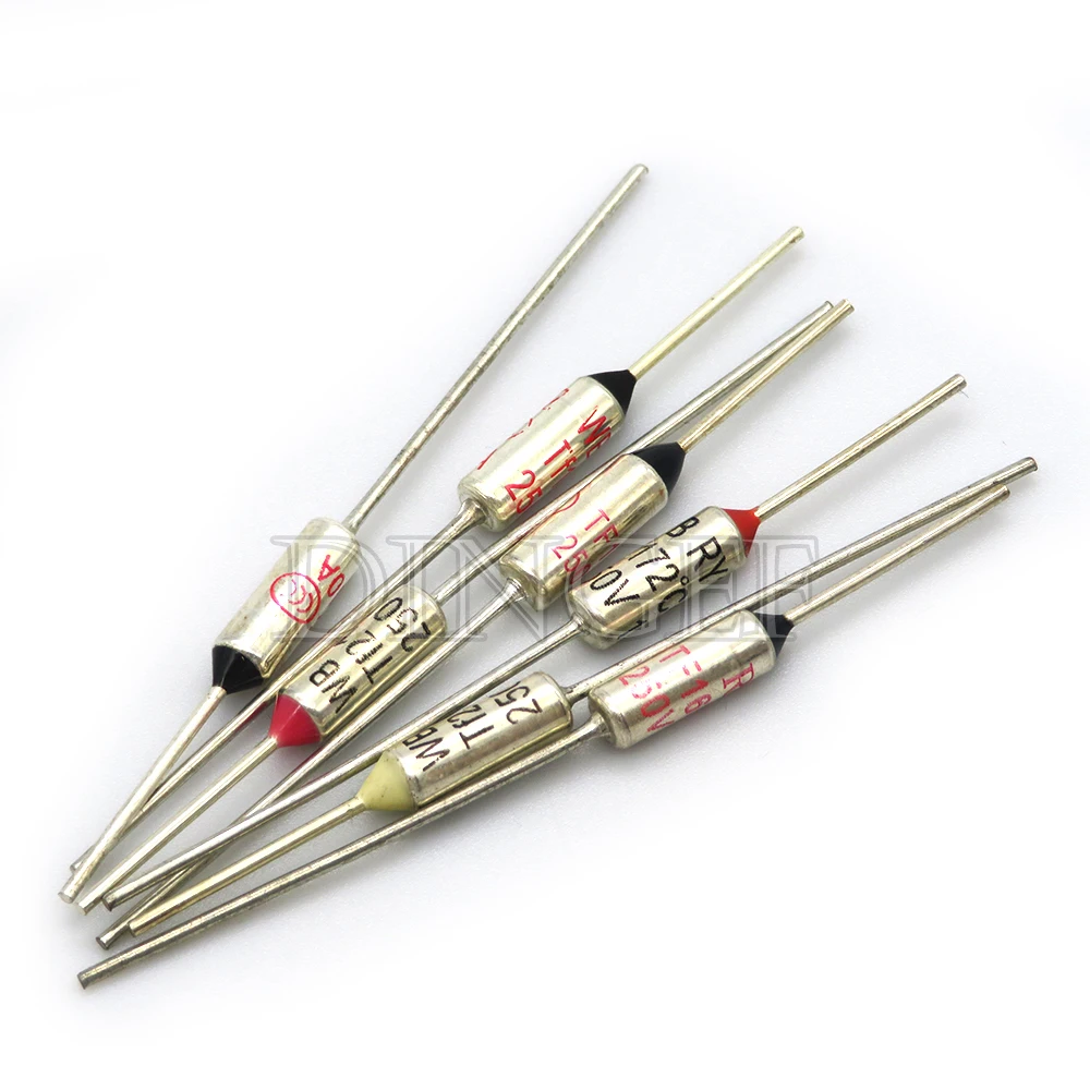 TF Thermal Fuse RY 10A 15A 250V Temperature 65C 73C75C 85C 100C 120C 130C 152C 165C 172C 185C 200C 216C 240C 300C thermal fuse