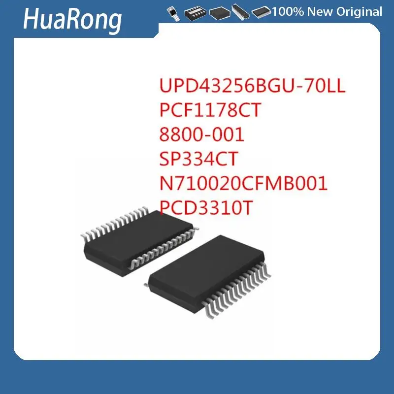 

5 шт./партия UPD43256BGU-70LL PCF1178CT PCF1175CT 8800-001 51R43318U01 SP334CT SP334ET N710020CFMB001 PCD3310T SOP28