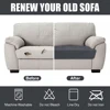 Velvet Stretch Couch Cushion Cover Plush Sofa Cushion Slipcover for Chair Loveseat Sofa Cushion Furniture Protector Seat Cover 2