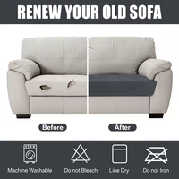 Velvet Stretch Couch Cushion Cover Plush Sofa Cushion Slipcover for Chair Loveseat Sofa Cushion Furniture Protector Seat Cover 2