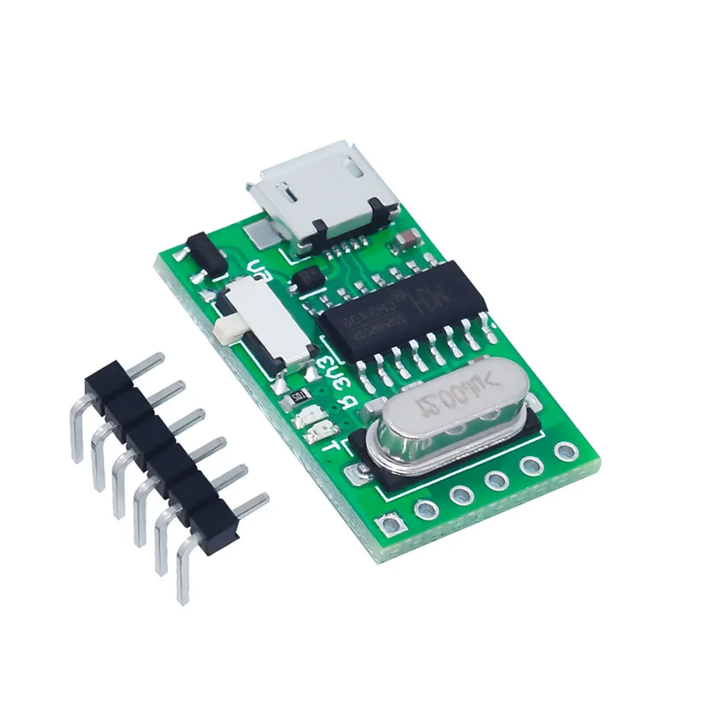 

USB To TTL Converter Micro UART Module CH340G CH340 3.3V 5V Board For Downloader Pro Mini Support Win7/Win8 32-bit/64-bit Win10