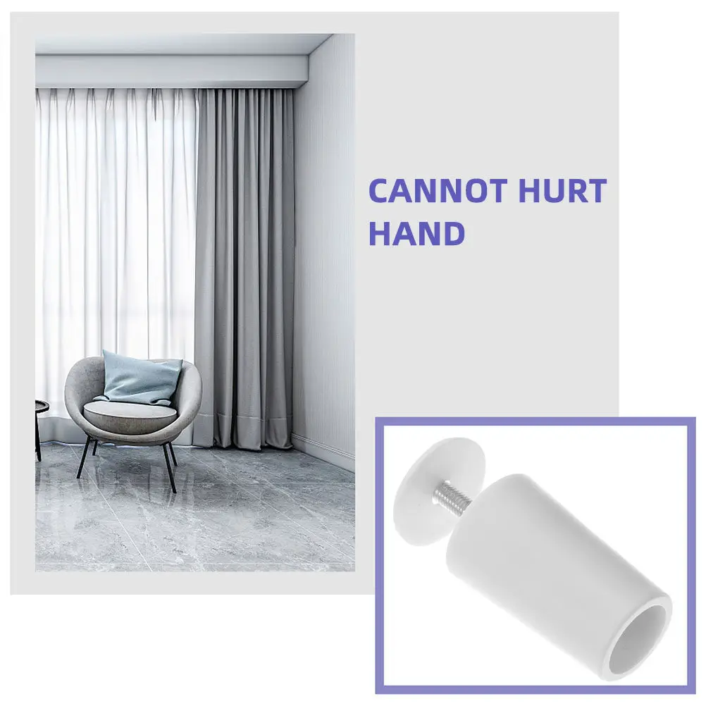 3Pcs 롤러 셔터 스토퍼 블라인드 스토퍼 세트, 부드러운 마감 처리, 창 커튼 교체용 버퍼 패스너, 컴팩트한 디자인