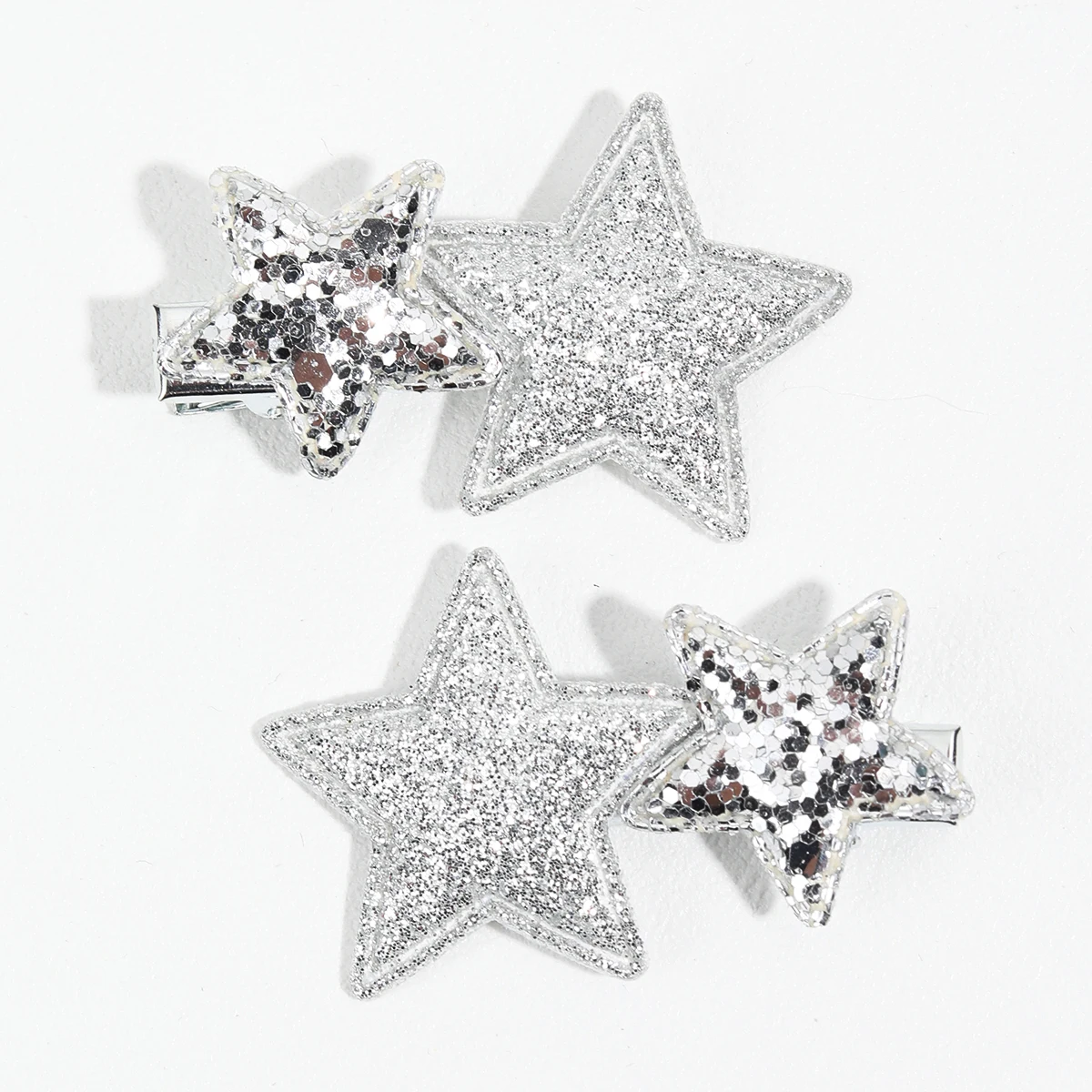 PALAY Hair Clips for Girls with Non Slip Metal Design and Glitter Star Shape | 20 Pcs 3.2 cm Set main image 0