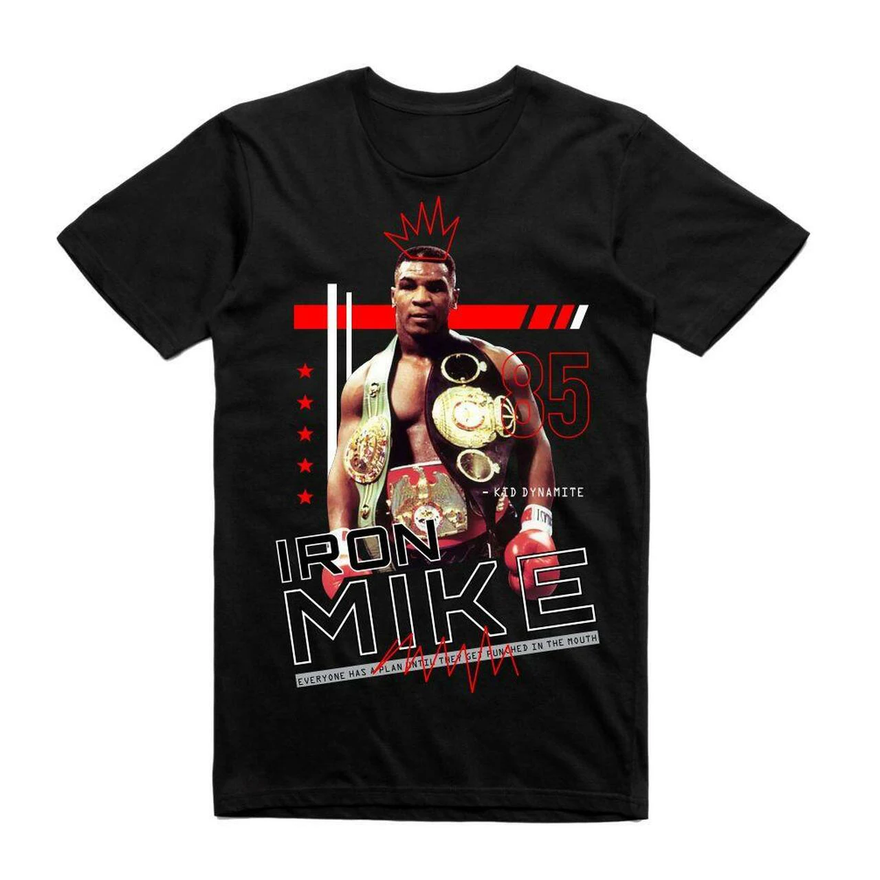 

Iron Mike Tyson T-Shirt. Summer Cotton Short Sleeve O-Neck Mens T Shirt New S-3XL