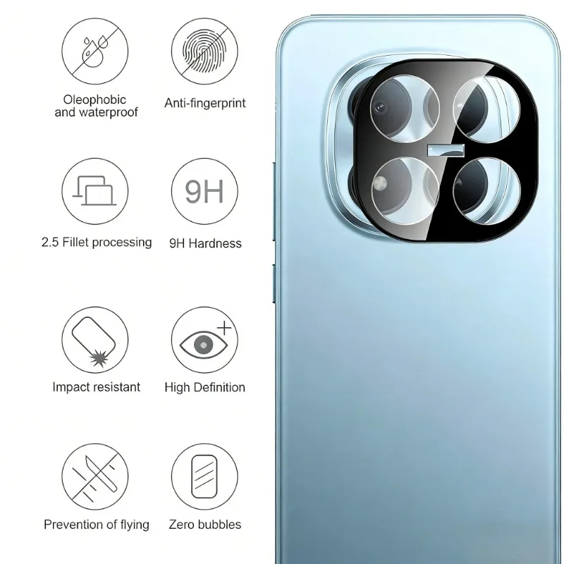 3D Curved Screen Camera Protector Cover - 2-Pack