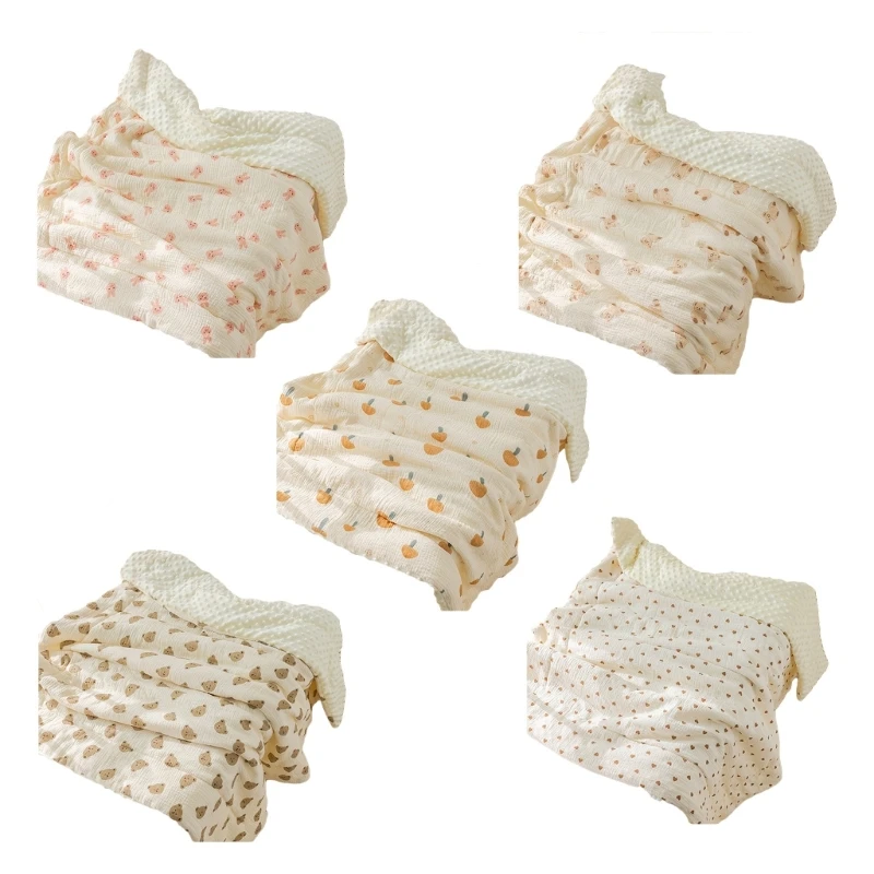 67jc baby blanket unisex wrap soft blankets neutral receiving blanket 4 layer blanket for boys Infant Blanket Baby Wrap Soothe Blanket Newborn Receiving Blanket Shower Gift
